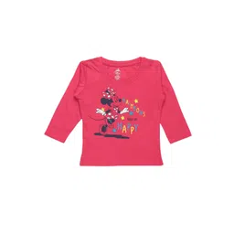 Bodycare Kids Girls Round Neck Minnie Mouse Printed Cotton T-shirt-picture-11