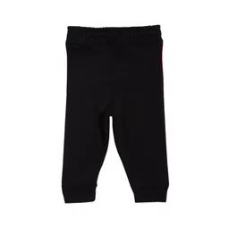 Bodycare Kids Infant  Black Solid Cotton Joggers image 2