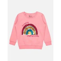 Bodycare Kids Infant Girls Geometric Embellished Fleece Sweatshirt-picture-11