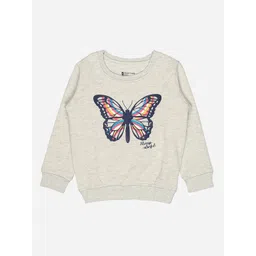 Bodycare Kids Infant Girls Graphic Printed Fleece Sweatshirt-picture-19