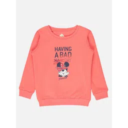 Bodycare Kids Infant Girls Minnie Mouse Printed Fleece Sweatshirt-picture-10