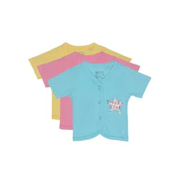 Bodycare Kids Infant Girls Pack of 3 Assorted Innerwear Vests-picture-29