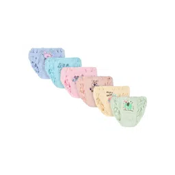 Bodycare Kids Infant Girls Pack Of 6 Pink & Blue Cotton Hipster Briefs-picture-32