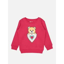 Bodycare Kids Infants Girls Graphic Printed Fleece Pullover Sweatshirt-picture-41