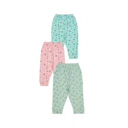 Bodycare Kids Infants Pack Of 3 Assorted Printed Cotton Joggers-picture-40
