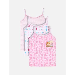 Bodycare Kids Pack of 3 Girls Shoulder Straps Frozen Printed Vests-picture-13