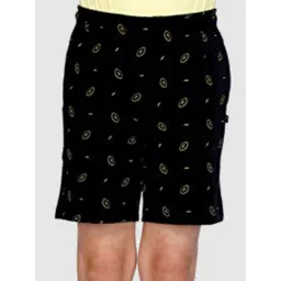 Bodycare Kids Proteens Boys Pack of 1 Allover Print Black Shorts-picture-13