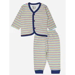 Bodycare Kids Striped V-Neck Top with Pyjamas-picture-27