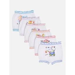 Bodycare Kids Unisex Kids Pack Of 6 Assorted Bloomer Briefs KIA2100-picture-39