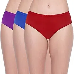 bodycare Women's Polyester Briefs (Pack of 3) image 1