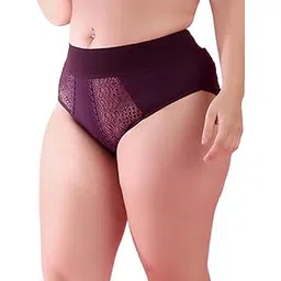 bodyfigure Women's High Waist Tummy Control Shapewear, Slimming Underwear Hipster Panty with Inner Elastic Broad Belt, Stretchable Belly Control Panty-picture-38