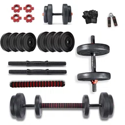 20 kg Extension Rod Home Gym Set Kit For Home Workout Fitness Adjustable Dumbbell Home Gym Combo-image-39