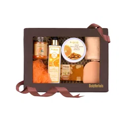 BodyHerbals 7 Pcs Natural Orange Skin Care Gift Set-picture-11