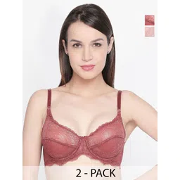 bodyline Pack of 2 T-Shirt Half Coverage Underwired Bra-picture-21