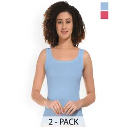 BODYMIST Pack Of 2 Breathable Cotton Camisoles-picture-41