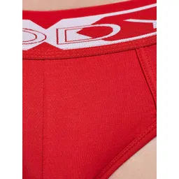 BODYX Men Low-Rise Basic Briefs BX10B-GRENADINE-S image 4