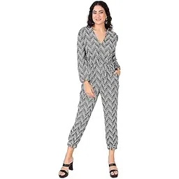 boheewohee Women's Casual Stretchable Jumpsuit with Back Zipper & Side Pockets-picture-38