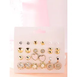 Bohey by KARATCART Contemporary Studs Earrings-picture-30