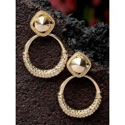 Bohey by KARATCART Gold-Plated Contemporary Drop Earrings-picture-25