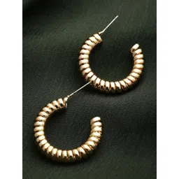 Bohey by KARATCART Gold-Plated Contemporary Drop Earrings-picture-26