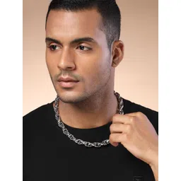 Bohey by KARATCART Men Silver-Plated Chain-picture-28