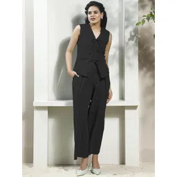 Boho By Athena Women Relaxed Pleated Trousers image 1