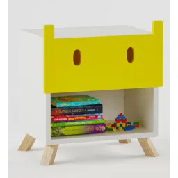 Baby Hippo Bed Side Table with Drawer in Yellow Colour Boingg! - A Happy Start-picture-14