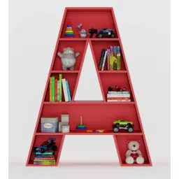 boingg! - a happy start Abracadabra Kids Bookshelf in Red Colour-picture-34