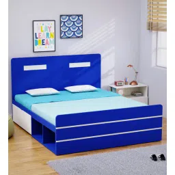 boingg! - a happy start Groovy Love Kids Double Bed with Storage In Blue Colour-picture-28