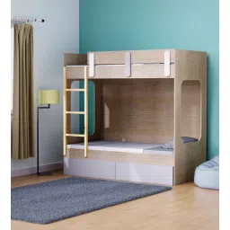 boingg! - a happy start Housemates Kids Bunk Bed With Storage In Oak Colour-picture-29