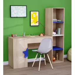 boingg! - a happy start Joy Ride Study Table In Oak & Blue Colour-picture-23