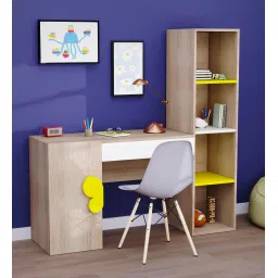 boingg! - a happy start Joy Ride Study Table In White & Oak Colour-picture-19