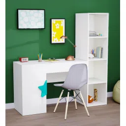 boingg! - a happy start Joy Ride Study Table In White & Teal Colour-picture-27