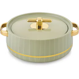 bola Deluxe Decor 3000 Inner Stainless Steel Insulated Casserole Green Gold T Serve Casserole-picture-11