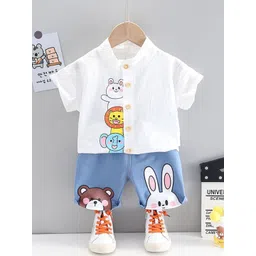 Bold N Elegant Boys Printed Shirt with Shorts-picture-34