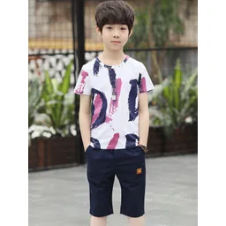 Bold N Elegant Boys Printed T-shirt with Shorts-picture-13