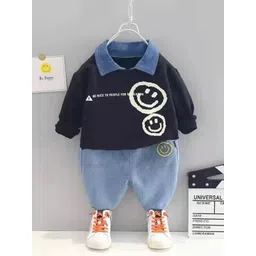 Bold N Elegant Boys Printed T-shirt with Trousers-picture-10