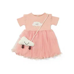 Bold N Elegant Embellished Flutter Sleeve Fit & Flare Dress-picture-25