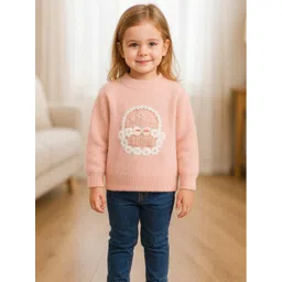 Bold N Elegant Girls Embroidered Pullover with Embroidered Detail-picture-11