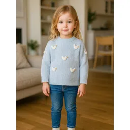 Bold N Elegant Girls Humour and Comic Pullover with Embroidered Detail-picture-14