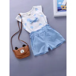 Bold N Elegant Girls Printed Top with Shorts-picture-31