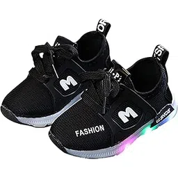 bold n elegant Unisex Flashy LED Light Up Mesh Sport Shoes for Kids Boys & Girls-picture-52