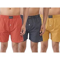 boldecy Men's Cotton Regular Fit Printed Breathable and Comfortable Trendy Boxer Shorts-picture-21