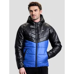 BOLDFIT Men Hooded Colourblocked Casual Puffer Jacket-picture-24