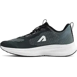 BoldFit Running Shoes for Man Anti Slip Sports Shoes Breathable Men Shoes Soft Sole Gym Shoes for Men Workout Lightweight Walking Shoes for Man mesh Running Shoes for Men Sport Shoes - 9, Black White-picture-10