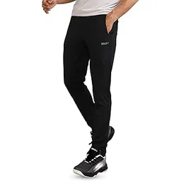 Boldfit Track Pant for Men Slim Fit Joggers for Men for Running, Gym Sports Lower for Men & Boys Summer Track Pants for Men Multipurpose Mens Lower Activewear Trousers, Night Pants for Men - Black M-picture-18