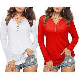 boldwink Regular Half and Full Sleeves Soft Cotton Women T Shirt-picture-27