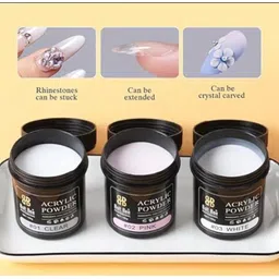 bolt bee ACRYLIC POWDER FOR NAIL ART 150 GMS SHADE- PINK image 2