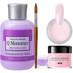 bolt bee Nail Extension Kit Acrylic Powder & Monomer Set with Brushes DIY Nail Art Kit-picture-13