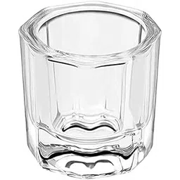 BOLT BEE Dappen Dish Cups for Nail Art Acrylic Liquid - Clear Glass Nail Monomer Liquid Bowl Dampen Dish Acrylic Powder Holder, Acrylic Glass Jar for Nails (Pack of 1) MULTICOLOR-picture-10
